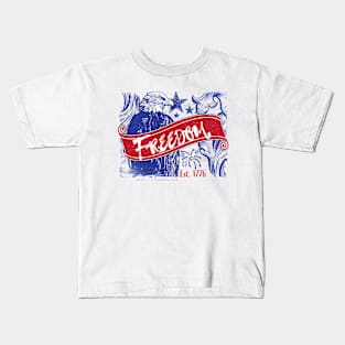 Freedom Est. 1776 Kids T-Shirt